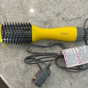 Drybar Yellow Hair Dryer Brush round brush single shot